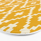 Radiance of the Yellow Zellige Bath Mat Gallery Image 3