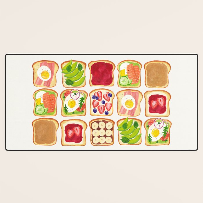 The Toast Club: Brunch Art Desk Mat Gallery Image 3