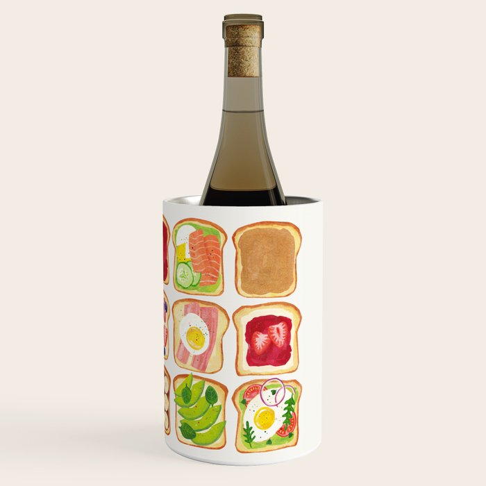 The Toast Club: Brunch Art Wine Chiller Gallery Image 3