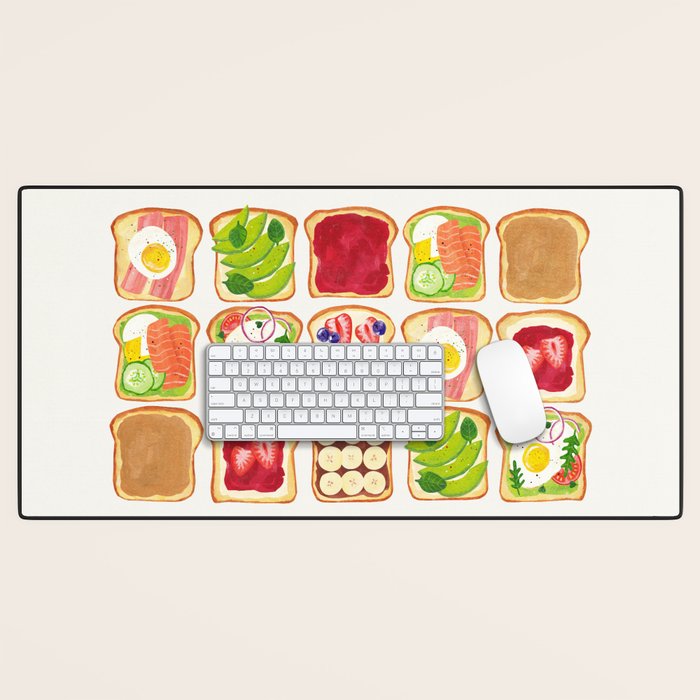 The Toast Club: Brunch Art Desk Mat Gallery Image 1