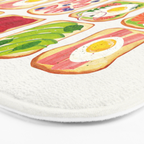 The Toast Club: Brunch Art Bath Mat Gallery Image 3