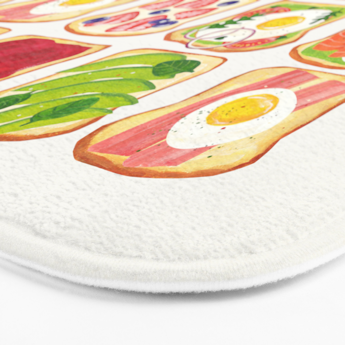 The Toast Club: Brunch Art Bath Mat Gallery Image 3