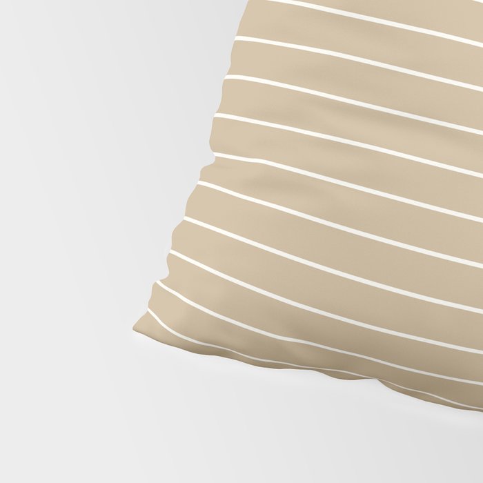 Minimal Arch LVI Neutral Tan Modern Geometric Lines Pillow Sham Gallery Image 4