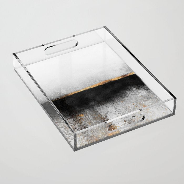 Soot And Gold Acrylic Tray Gallery Image 1