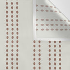 Spotted Stripes, Navy, Ivory and Light Terracotta Wall Tapestry Gallery Image 3