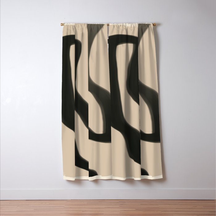 Minimal abstract line Window Curtain Gallery Image 3