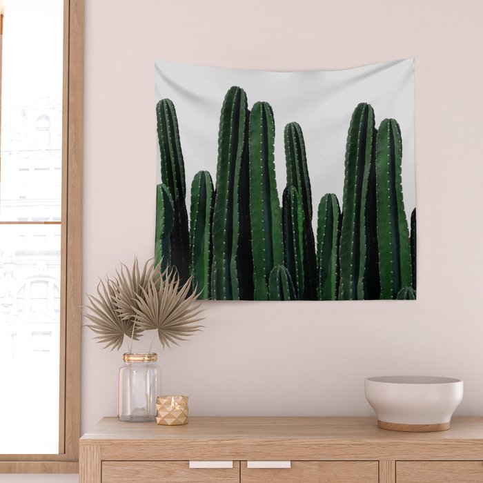 Cactus I Wall Tapestry Gallery Image 2
