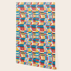 Colorful wavy checkerboard Wallpaper Gallery Image 2