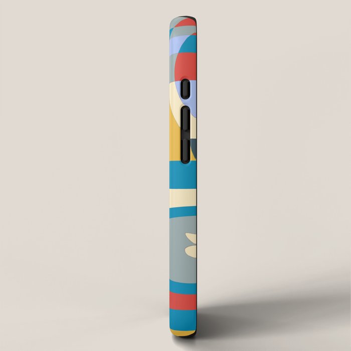 Colorful wavy checkerboard iPhone Case Gallery Image 2