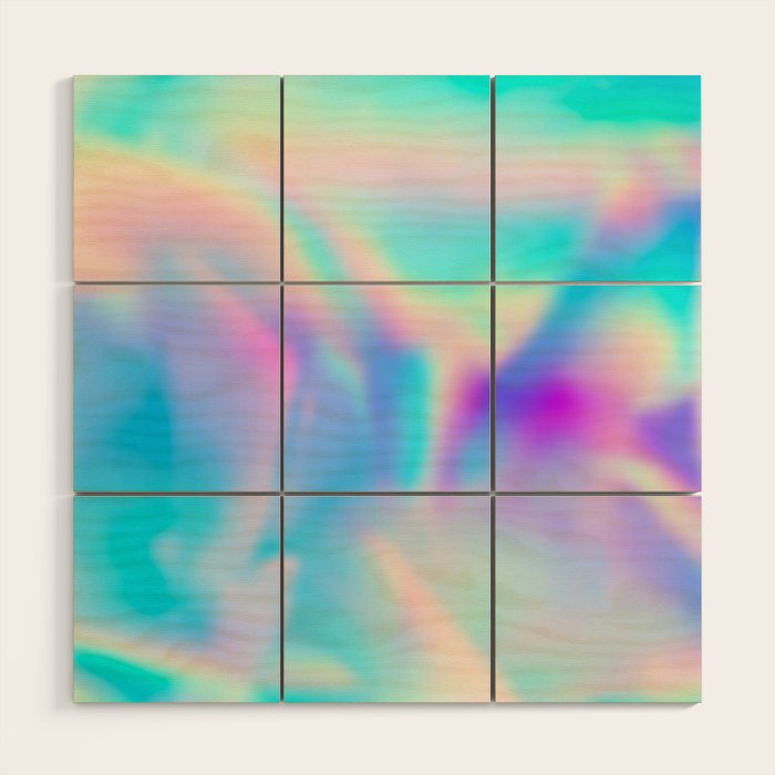 Iridescence Wood Wall Art Gallery Image 1