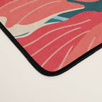 Tropical hibiscus summer flower art pattern Desk Mat Gallery Image 4
