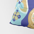 Russian Nesting Dolls - Navy Pillow Sham Gallery Image 4