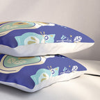Russian Nesting Dolls - Navy Pillow Sham Gallery Image 3