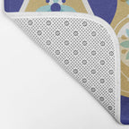 Russian Nesting Dolls - Navy Bath Mat Gallery Image 2