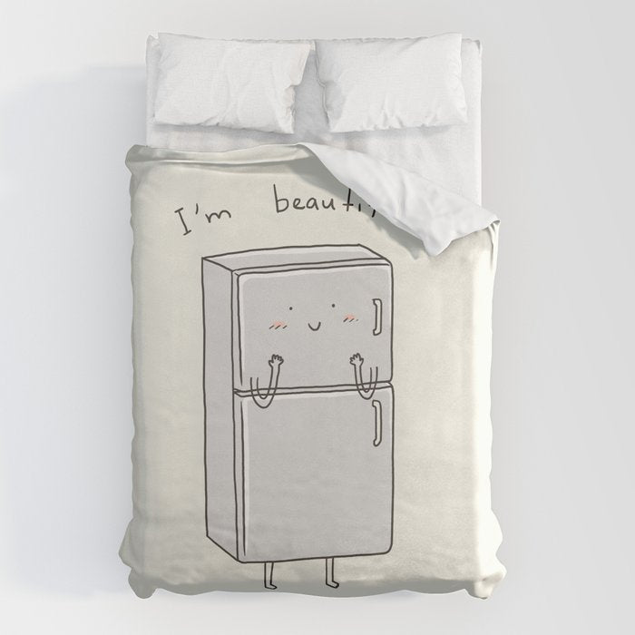 I'm Beautiful Inside Duvet Cover Gallery Image 1