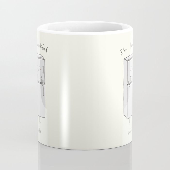 I'm Beautiful Inside Coffee Mug Gallery Image 4