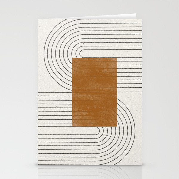 Modern Neo RETRO  Stationery Card Gallery Image 1
