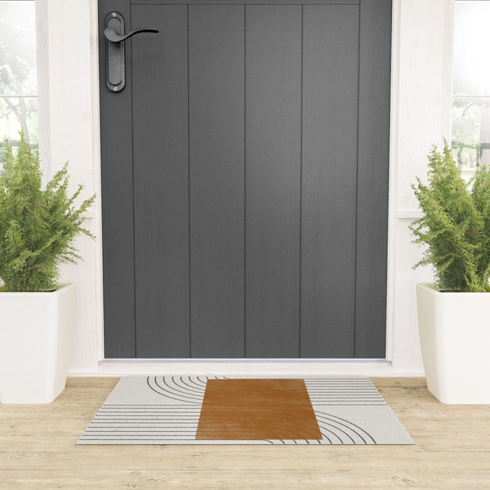 Modern Neo RETRO  Welcome Mat Gallery Image 3