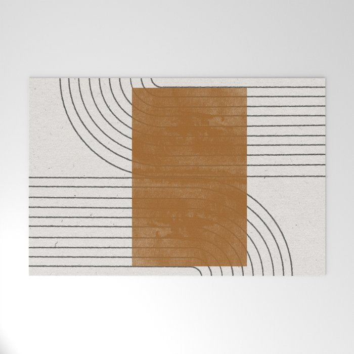 Modern Neo RETRO  Welcome Mat Gallery Image 1