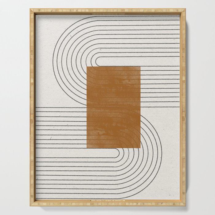 Modern Neo RETRO  Serving Tray Gallery Image 1