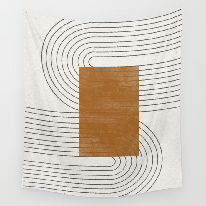 Modern Neo RETRO  Wall Tapestry Gallery Image 1