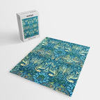 William Morris "Peacock and Dragon" Jigsaw Puzzle Gallery Image 2