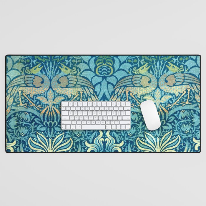 William Morris "Peacock and Dragon" Desk Mat Gallery Image 1