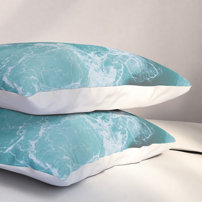 Electric Ocean Pillow Sham Gallery Image 3
