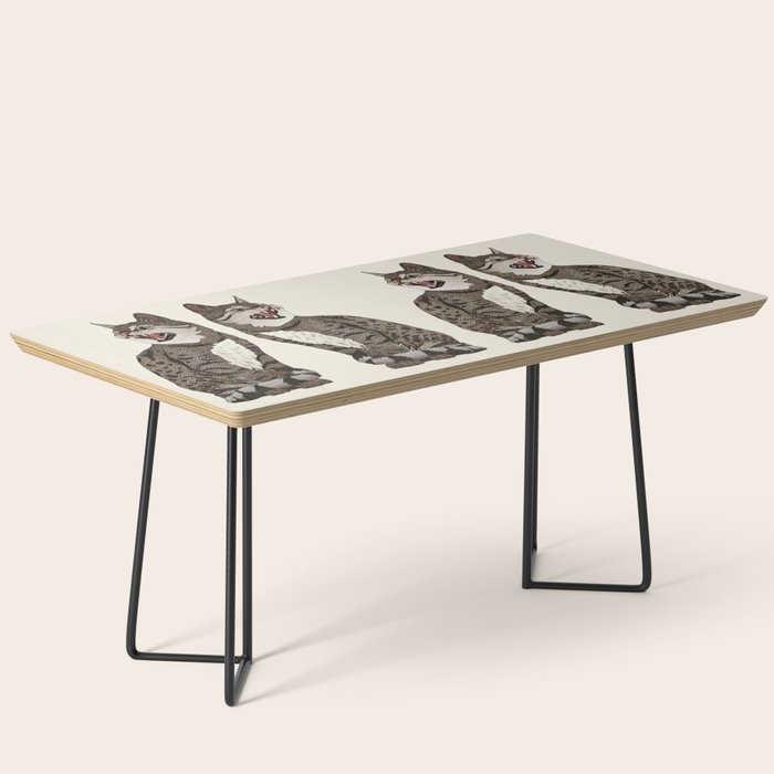 Indian desert cat off white Coffee Table Gallery Image 1