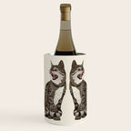 Indian desert cat off white Wine Chiller Gallery Image 2