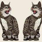Indian desert cat off white Coffee Mug Gallery Image 2