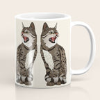 Indian desert cat off white Coffee Mug Gallery Image 1