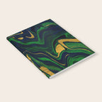 Rhapsody in Blue and Green and Gold Notebook Gallery Image 2