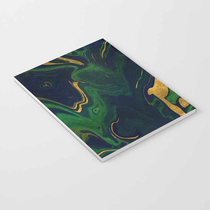 Rhapsody in Blue and Green and Gold Notebook Gallery Image 3