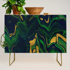 Rhapsody in Blue and Green and Gold Credenza Gallery Image 1