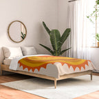 Moon Glow - Retro Ochre Comforter Gallery Image 2