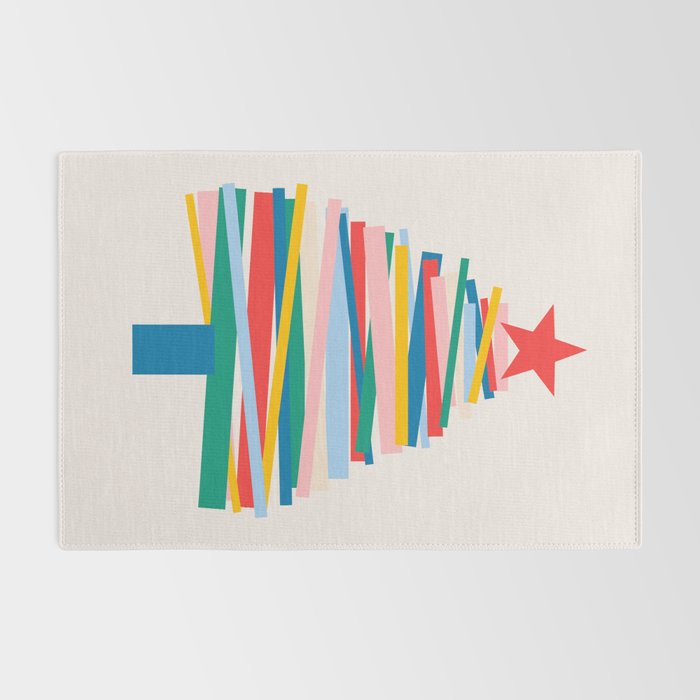 Ribbon Christmas Tree - primary Rug Gallery Image 2