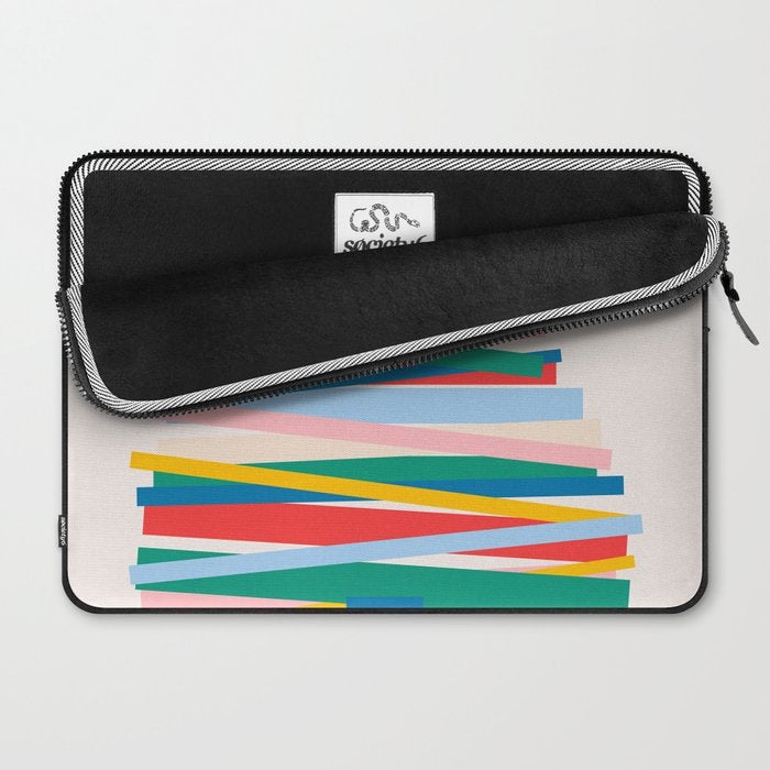 Ribbon Christmas Tree - primary Laptop Sleeve Gallery Image 2