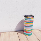 Ribbon Christmas Tree - primary Travel Mug Gallery Image 4