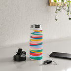 Ribbon Christmas Tree - primary Water Bottle Gallery Image 4