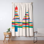 Ribbon Christmas Tree - primary Window Curtain Gallery Image 5