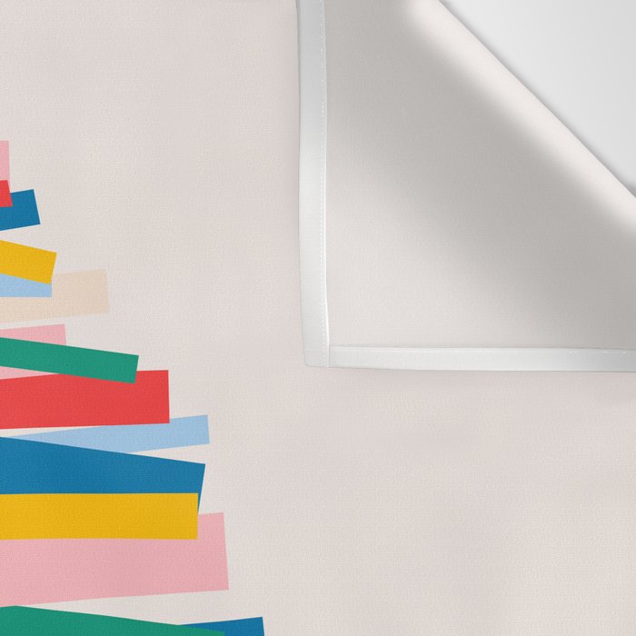 Ribbon Christmas Tree - primary Wall Tapestry Gallery Image 3