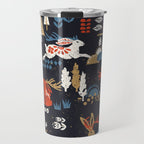 Happy nordic Wolpertinger dark Travel Mug Gallery Image 1