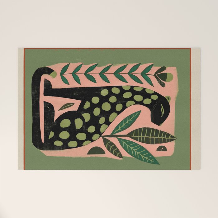 Spotted Cat Welcome Mat Gallery Image 1