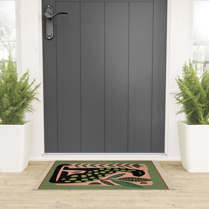 Spotted Cat Welcome Mat Gallery Image 3