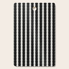 Maude Pattern - Black and White Cutting Board Gallery Image 1
