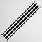 Maude Pattern - Black and White Table Runner Gallery Image 3