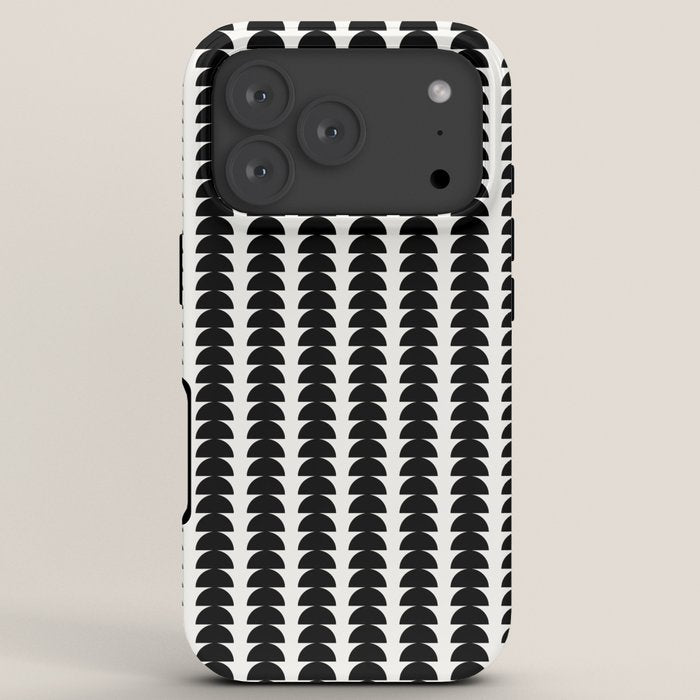 Maude Pattern - Black and White iPhone Case Gallery Image 7