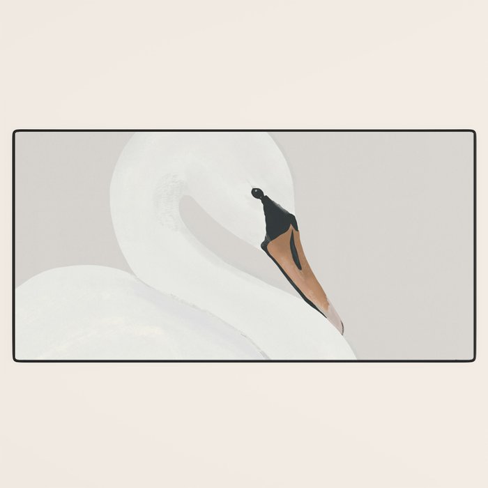 White Swan Desk Mat Gallery Image 3
