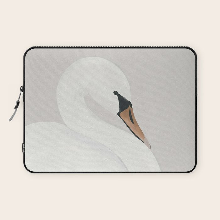 White Swan Laptop Sleeve Gallery Image 1